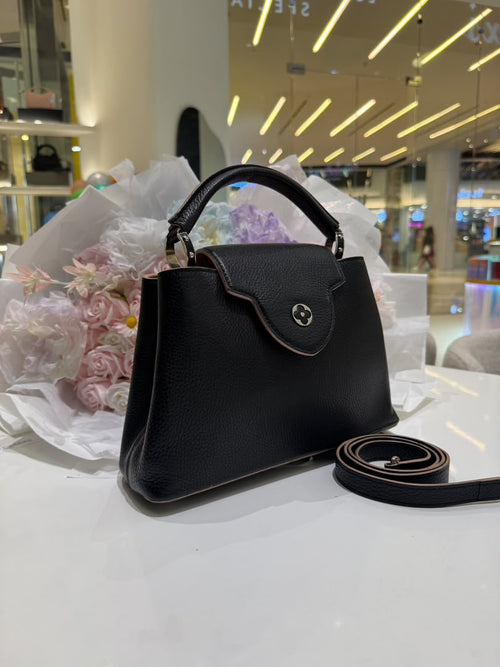 LOUIS VUITTON Taurillon Leather Capuciness Bag
