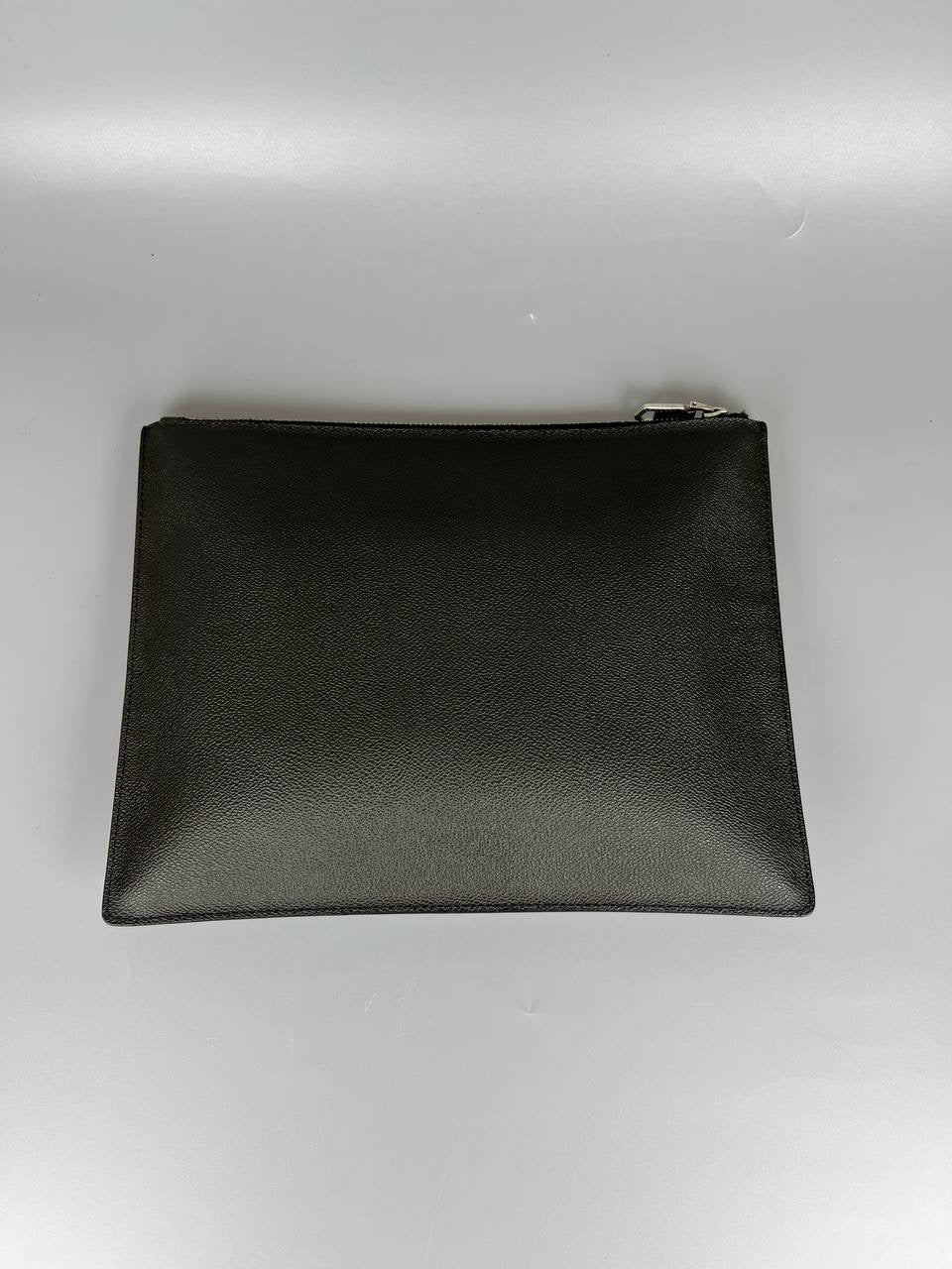 GIVENCHY Black Rottweiler Zip Clutch Bag