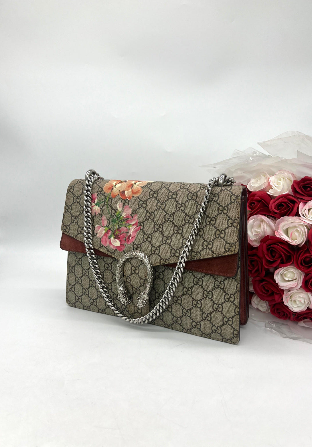 GUCCI Dionysus GG Blooms Shoulder Bag - Reeluxs 