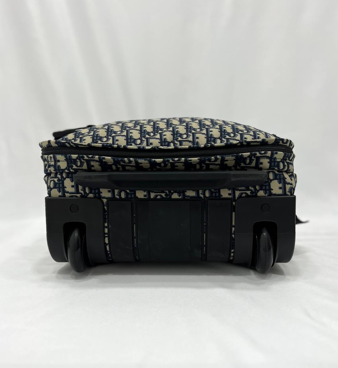 DIOR DIORTravel Small Travel Suitcase Dior Oblique Technical Jacquard