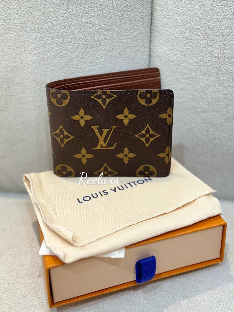 FULL SET LOUIS VUITTON LV Monogram Canvas Multiple Wallet