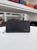 LOUIS VUITTON Zippy Wallet Verticle Black Epi Leather