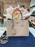 PRADA  Double Saffiano Leather tote Bag / Shoulder Bag ( 2- Way )