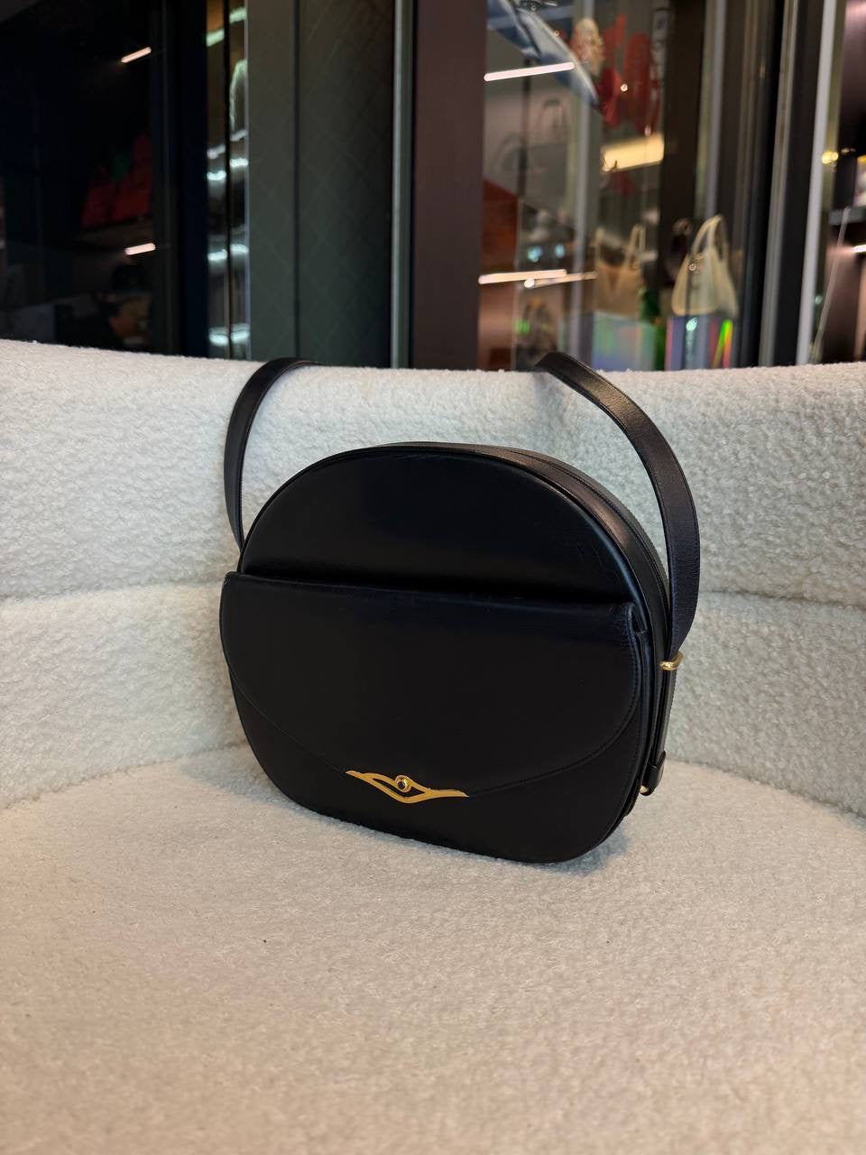 Cartier Leather Sapphire Line Shoulder Bag