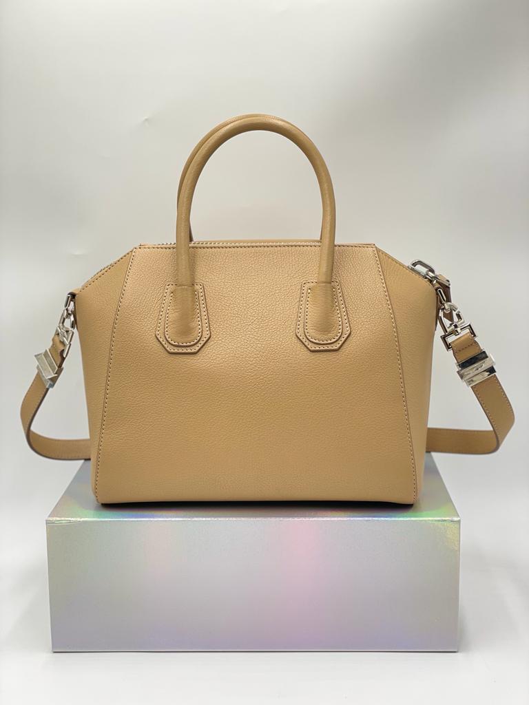 GIVENCHY Small Antigona Box Bag In Beige Cappuccino - Reeluxs 