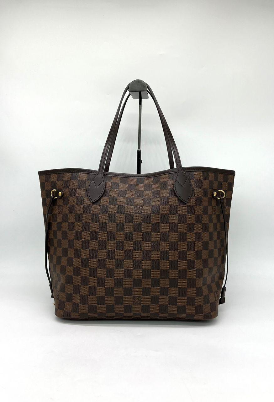 Louis Vuitton Damier Ebene Neverfull MM Shoulder Bag - Reeluxs 