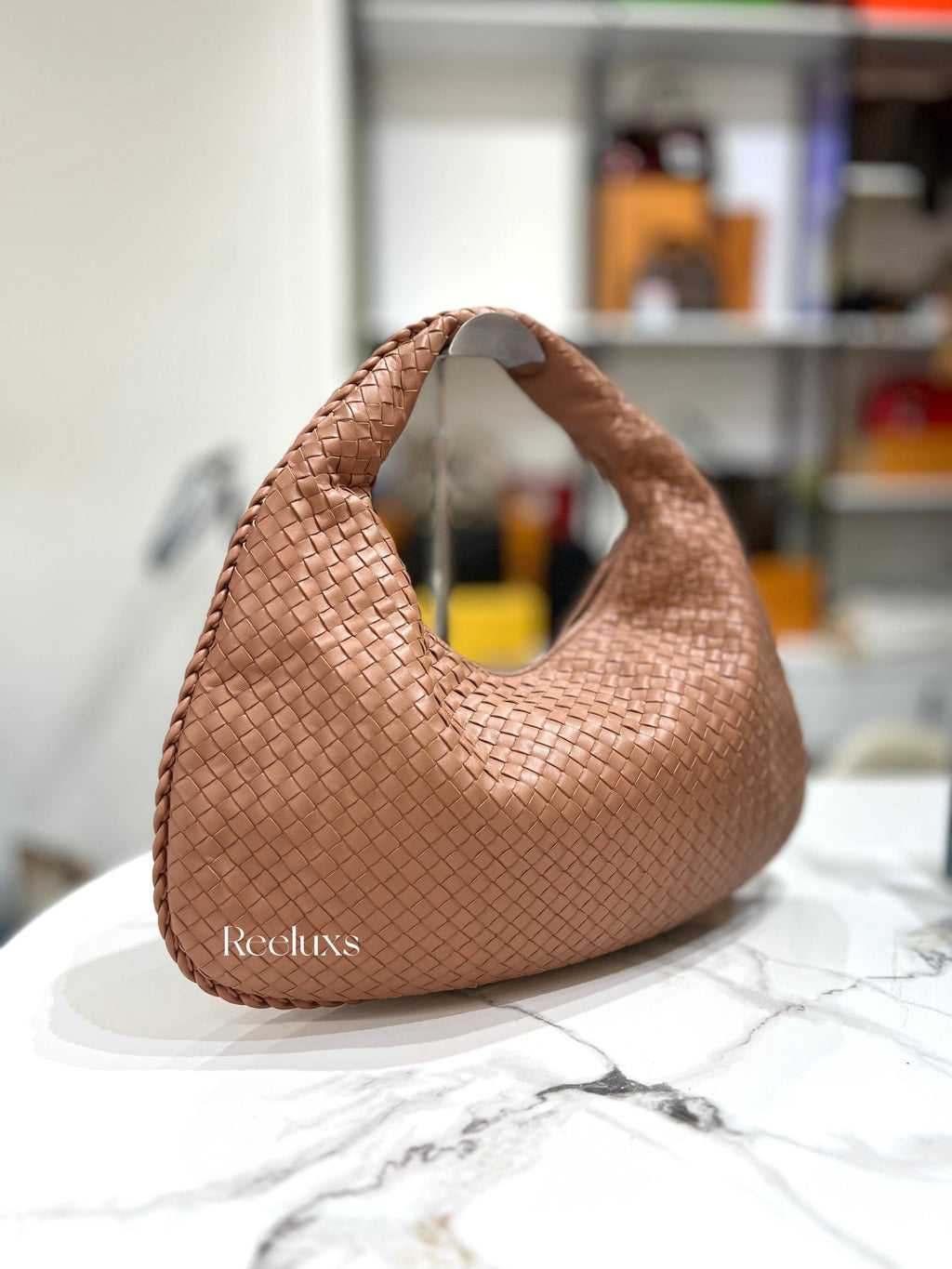 Bottega Veneta Intrecciato Leather Hobo Bag