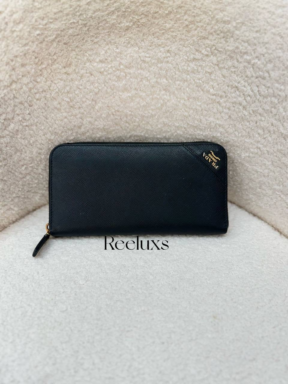 PRADA Saffiano Long Wallet