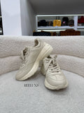 GUCCI Rhyton Sneaker Cream Leather 39