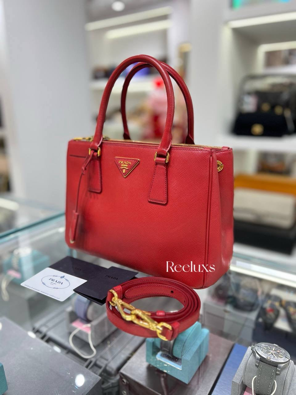 PRADA Saffiano Galleria Tote Bag