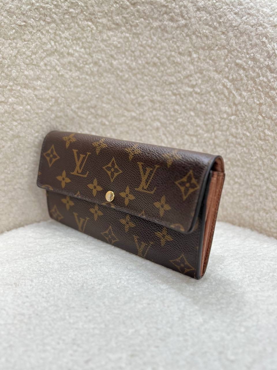 LOUIS VUITTON LV Purse Long Wallet Monogram Brown