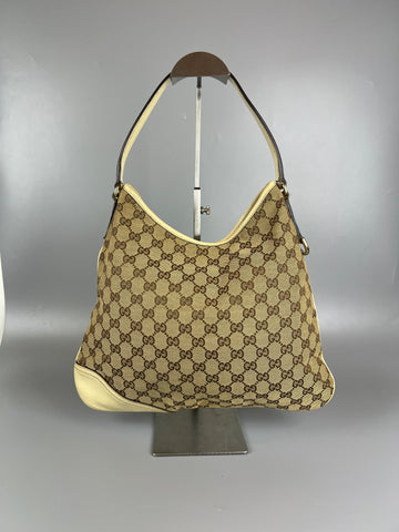 GUCCI Britt GG Canvas Hobo HandBag