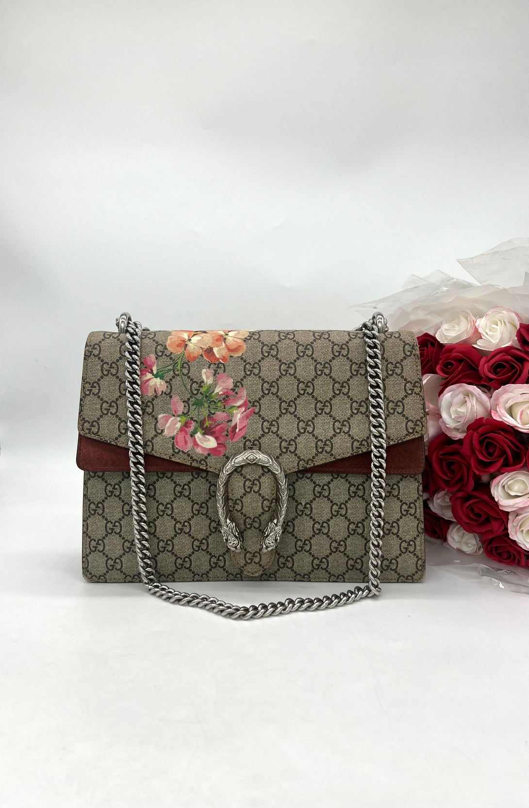 GUCCI Dionysus GG Blooms Shoulder Bag - Reeluxs 