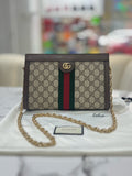 GUCCI Ophidia GG Supreme Canvas Chain bag - Sling Bag