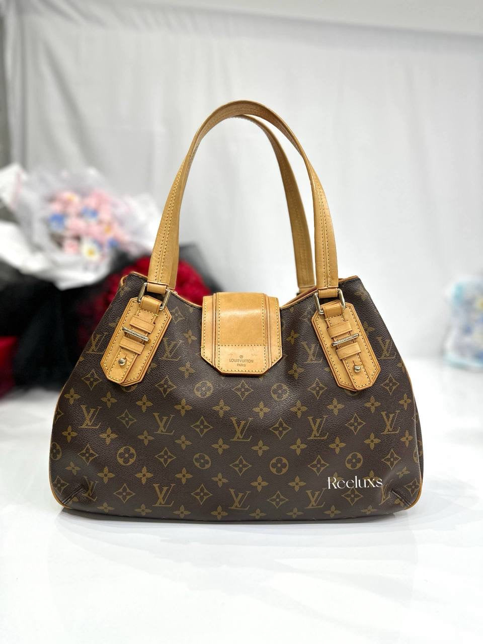 LOUIS VUITTON LV Griet Handbag Monogram Canvas