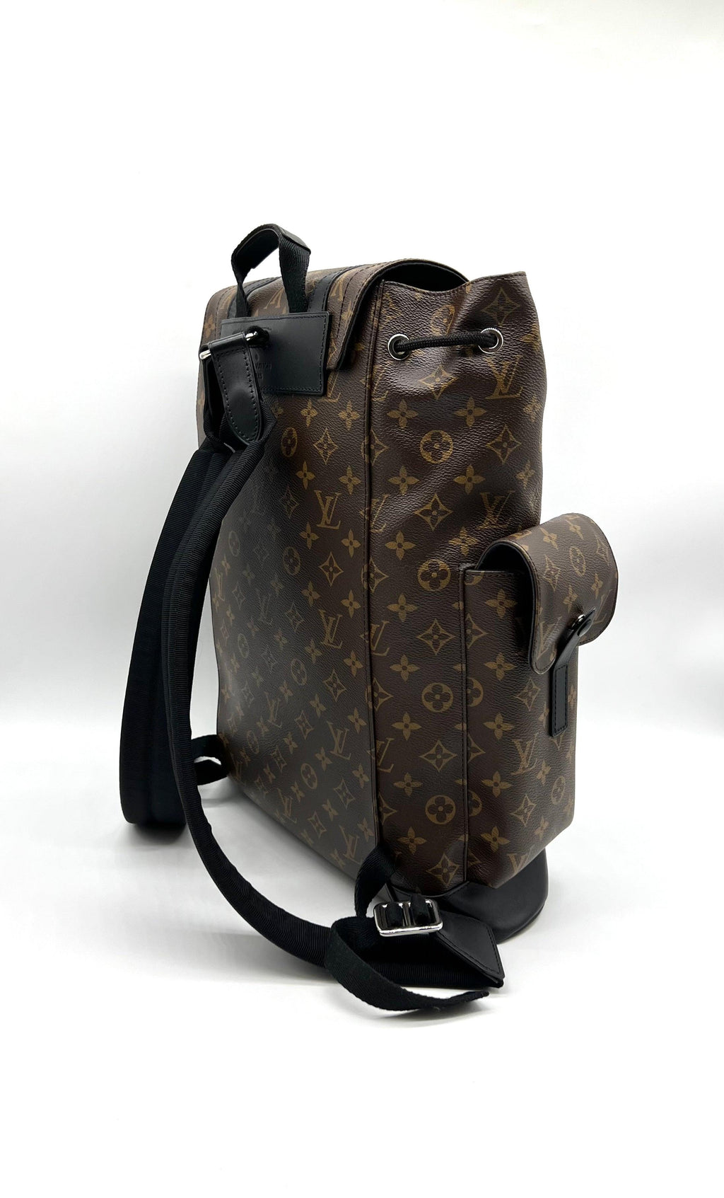 LOUIS VUITTON Monogram Macassar Christopher PM Backpack - Reeluxs 