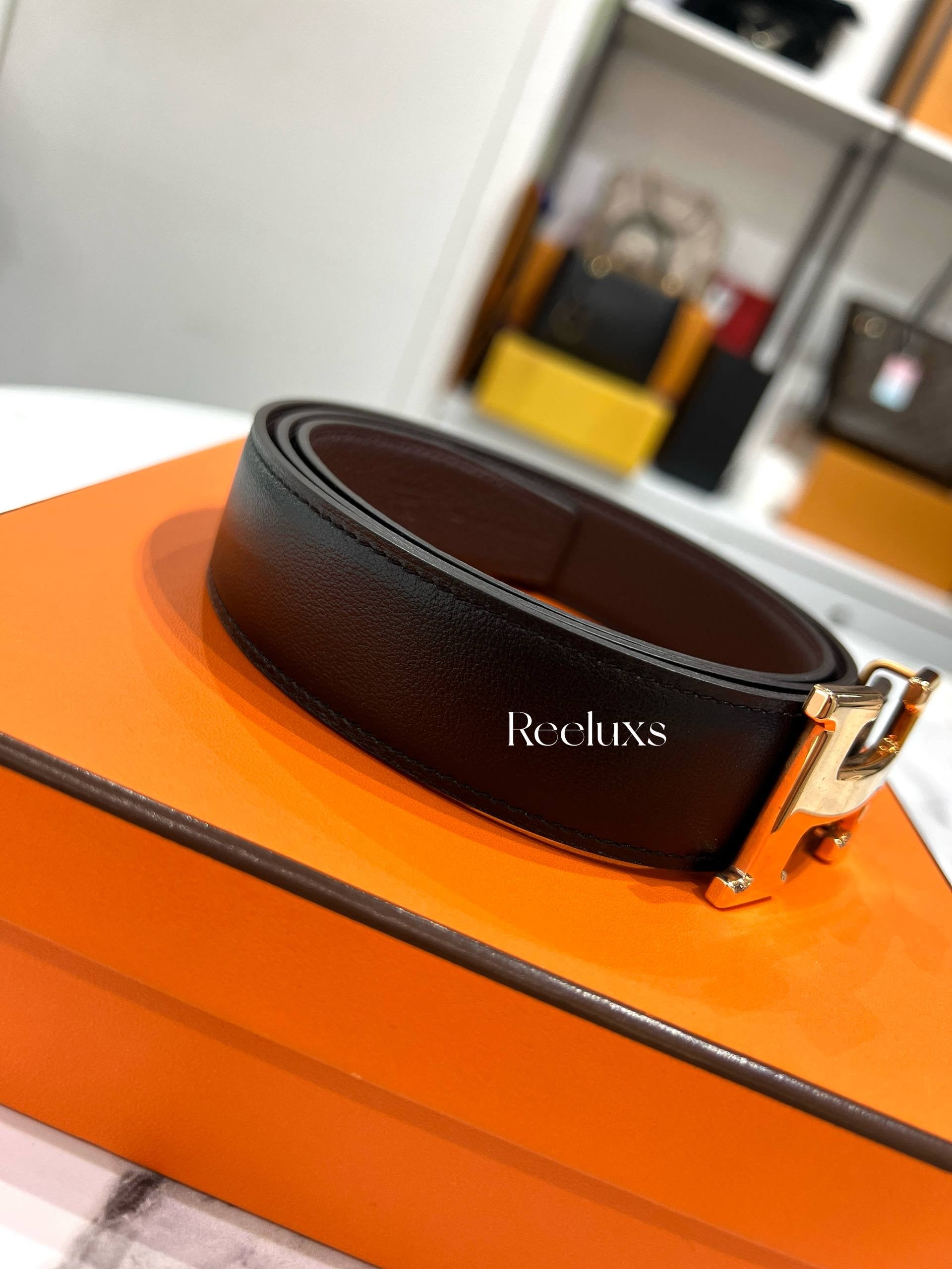 HERMES CONSTANCE Reversible  Belt