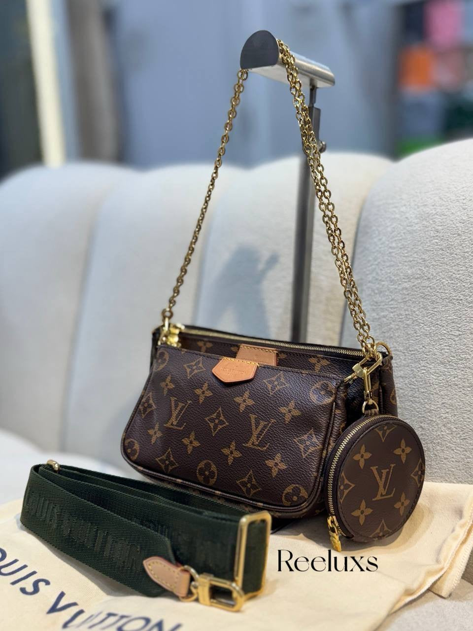 LOUIS VUITTON LV  3 in 1 Multi Pochette Accessoires Satchel Shoulder Bag