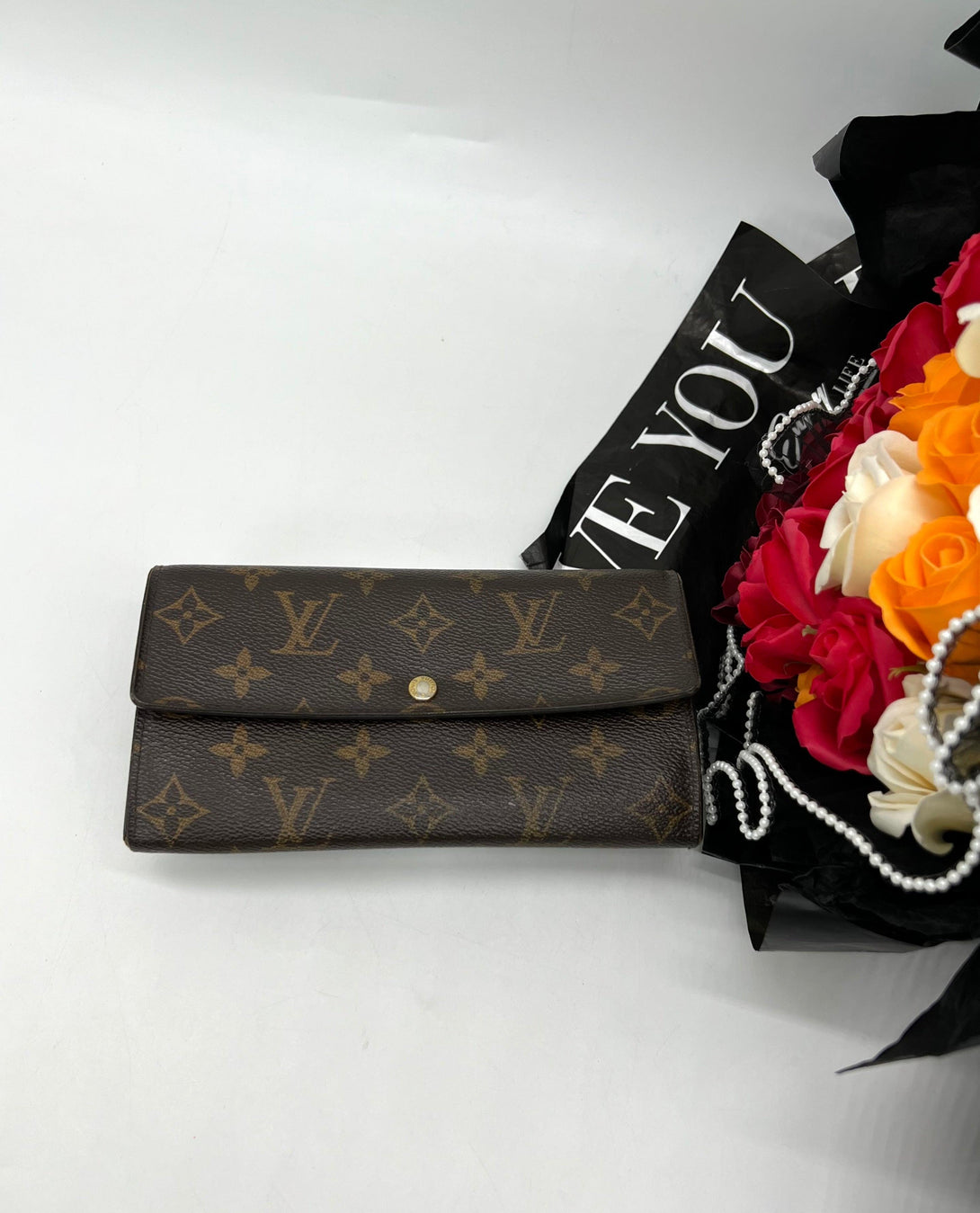 LOUIS VUITTON Purse Long Wallet Monogram Brown - Reeluxs 