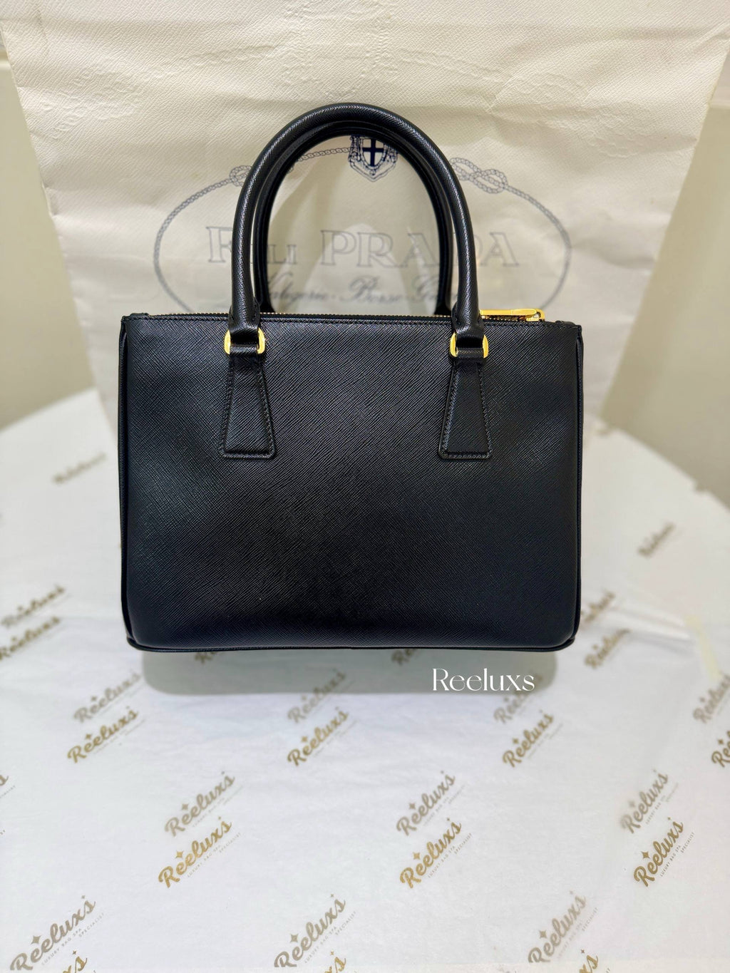 PRADA Galleria Saffiano Leather Tote Bag
