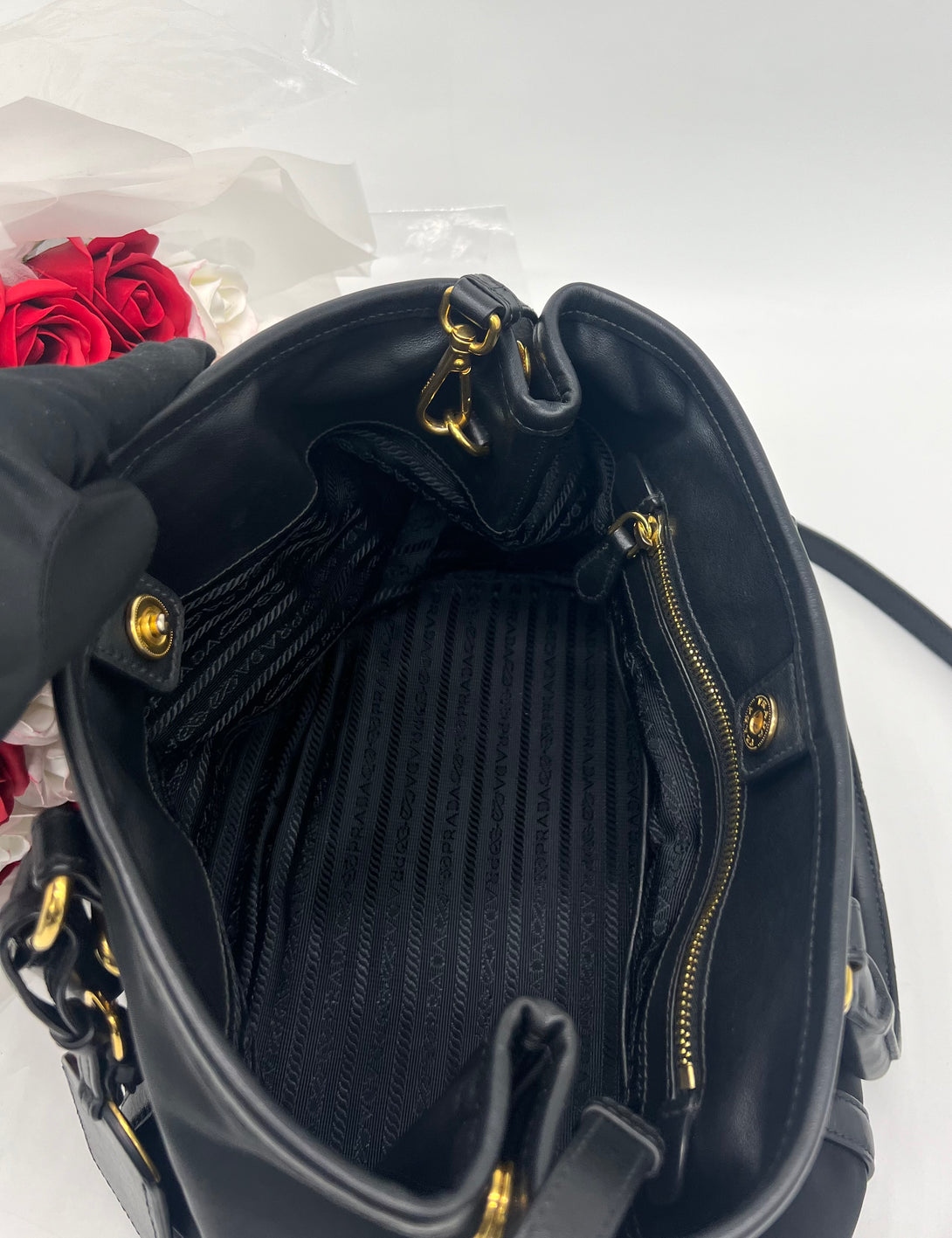 PRADA Nylon Tessuto 2 Ways Carry Bag - Reeluxs 