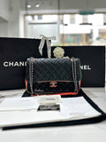 FULL SET CHANEL Quilted Lambskin Jumbo Cuba Multi-Color Flap Bag
