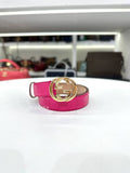 GUCCI Guccissima Leather Interlocking G Belt