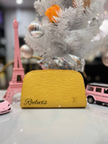 LOUIS VUITTON Epi Dauphine Cosmetic Pouch Yellow