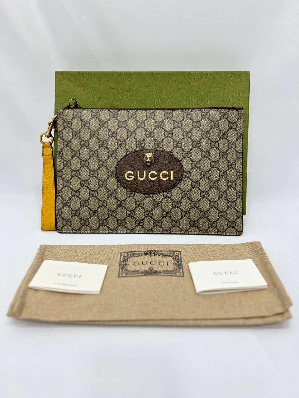 FULL SET GUCCI Neo Vintage GG Supreme Pouch