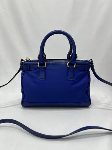 SALVATORE FERRAGAMO GANCINI BLUE Hand Bag