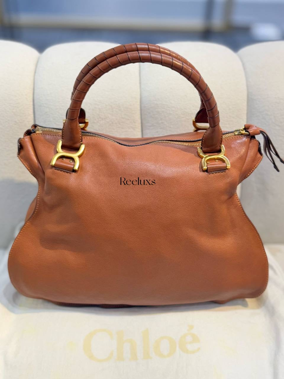 CHLOE Marcie Leather Handbag