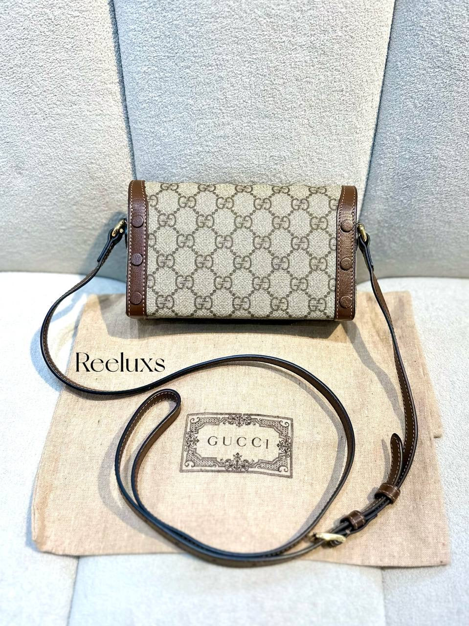 GUCCI Mini Horsebit 1955 Crossbody Bag