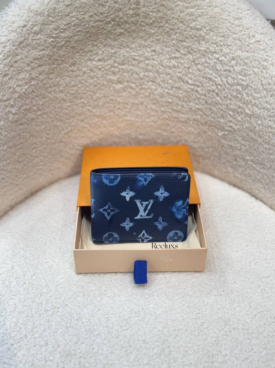LOUIS VUITTON LV Slender Bifold Wallet in Ink Watercolor