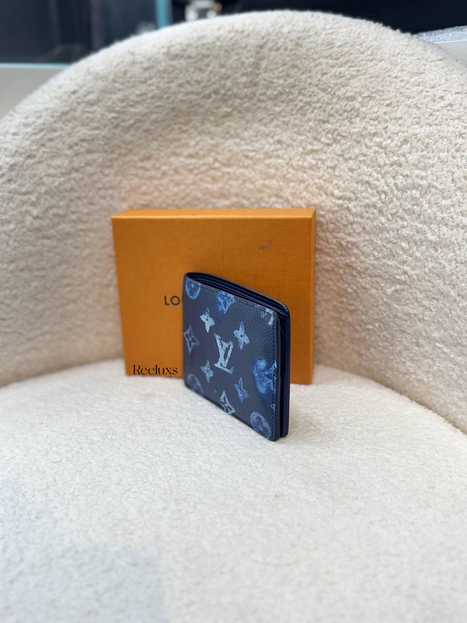 LOUIS VUITTON LV Slender Bifold Wallet in Ink Watercolor