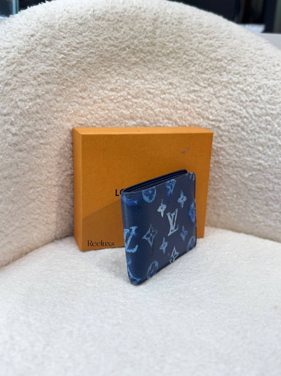 LOUIS VUITTON LV Slender Bifold Wallet in Ink Watercolor