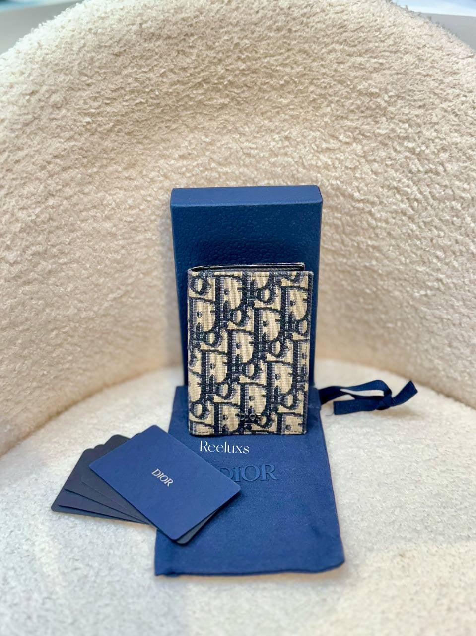 DIOR Oblique Bi- Fold Card Wallet
