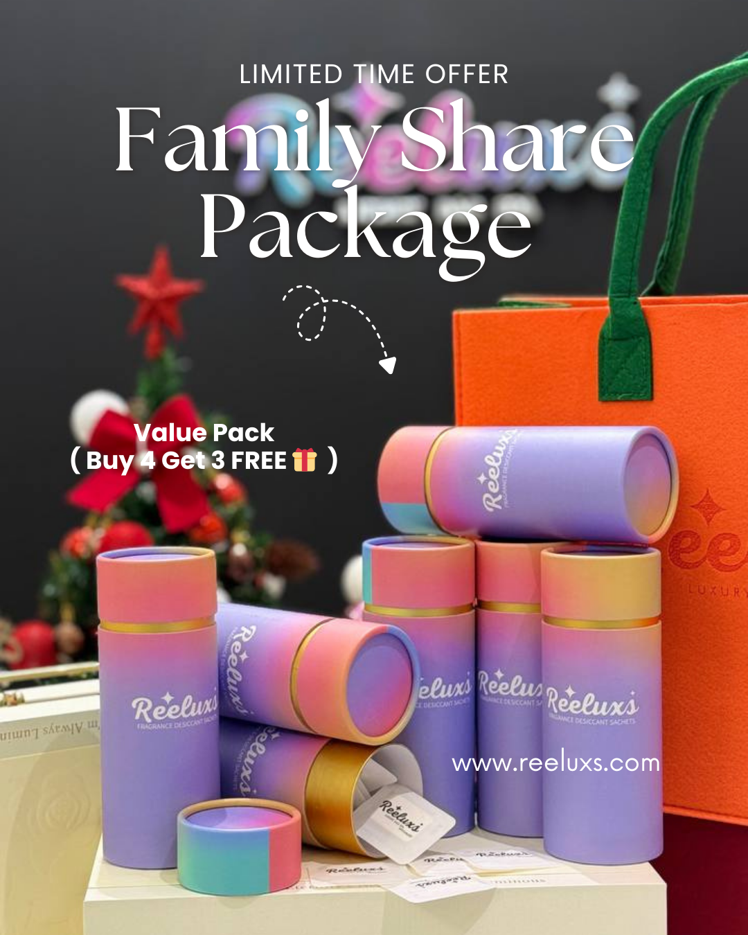 REELUXS Fragrance Desiccant Sachets – Luxury Care for Your Precious Belongings