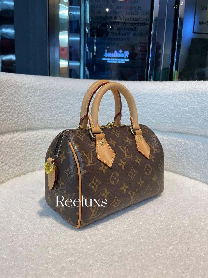FullSet NFC LOUIS VUITTON LV Speedy Bandouliere 20 in Monogram Canvas Handbag - Crossbody Bag