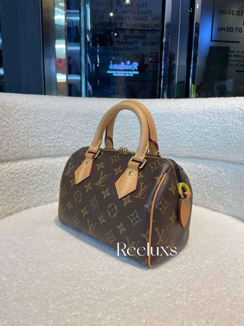 FullSet NFC LOUIS VUITTON LV Speedy Bandouliere 20 in Monogram Canvas Handbag - Crossbody Bag