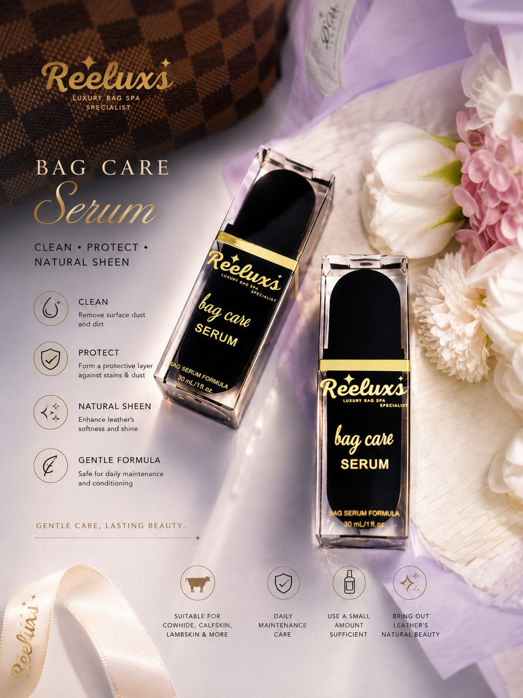 REELUXS LEATHER SERUM Treatment & Care