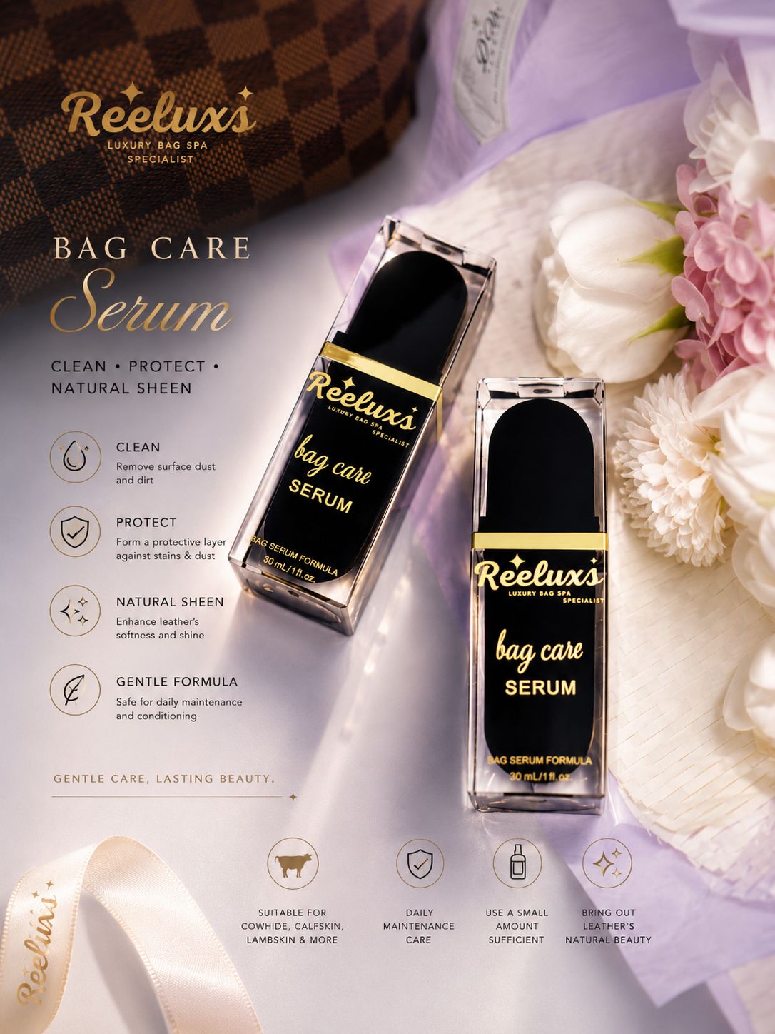 REELUXS LEATHER SERUM Treatment & Care
