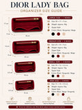 REELUXS Velvet Organizer -  Dior Lady Size Guide