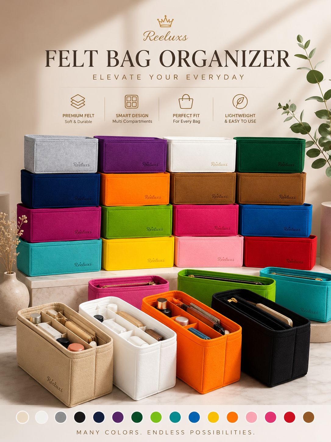 REELUXS Organizer - Louis Vuitton Speedy Size Guide