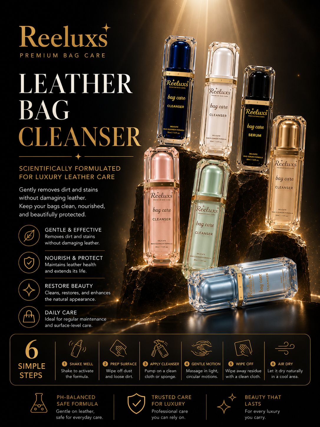 REELUXS Leather Bag Cleanser