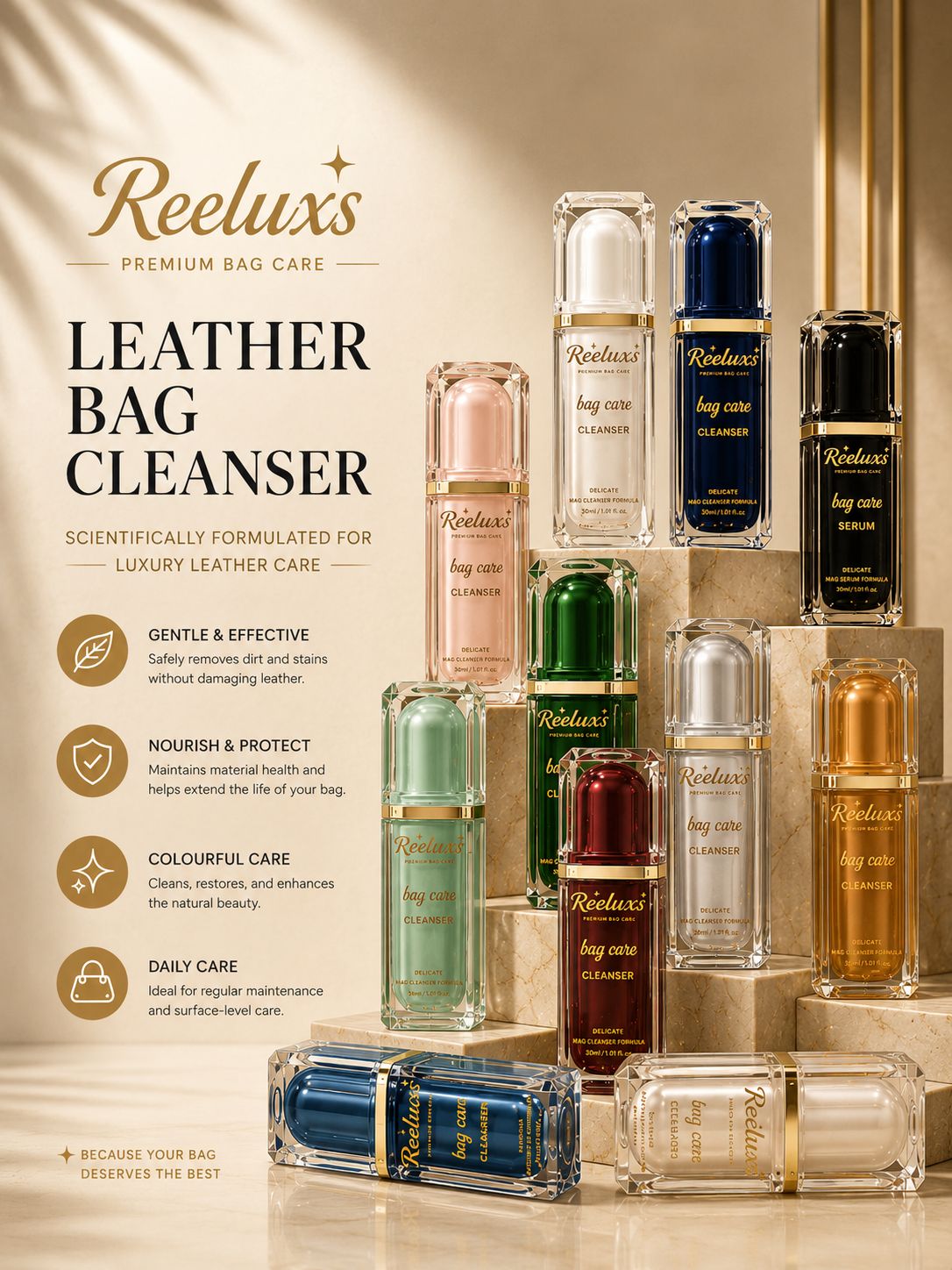 REELUXS Leather Bag Cleanser