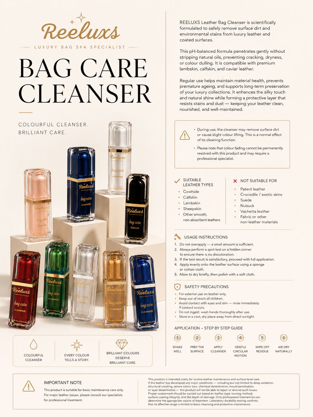 REELUXS Leather Bag Cleanser