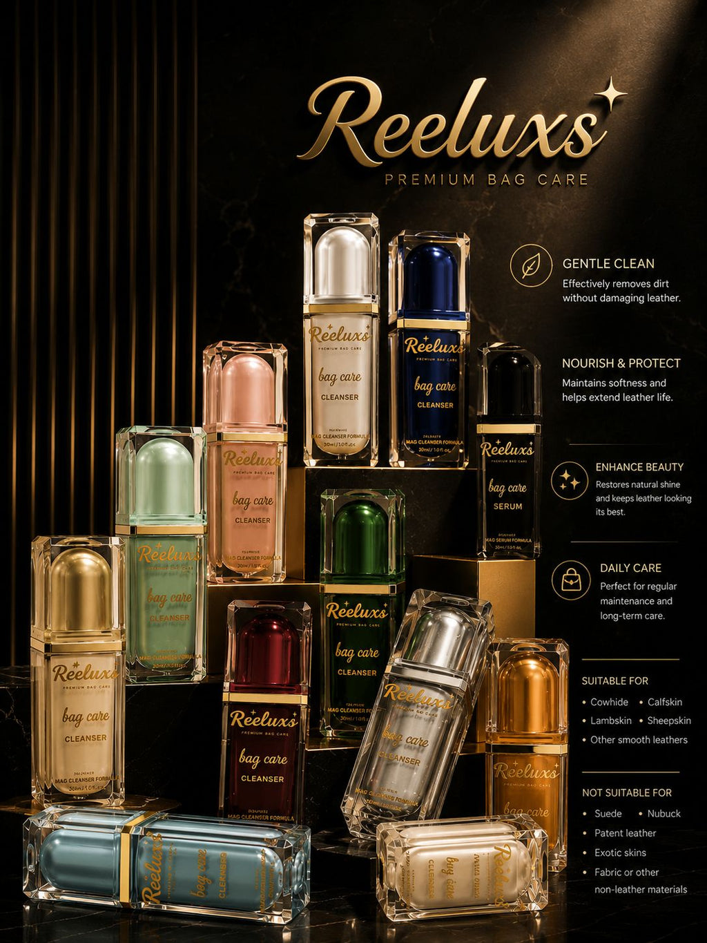 REELUXS Leather Bag Cleanser