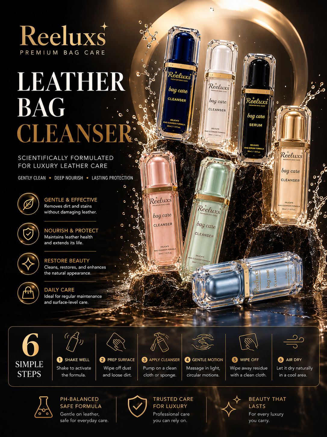 REELUXS Leather Bag Cleanser