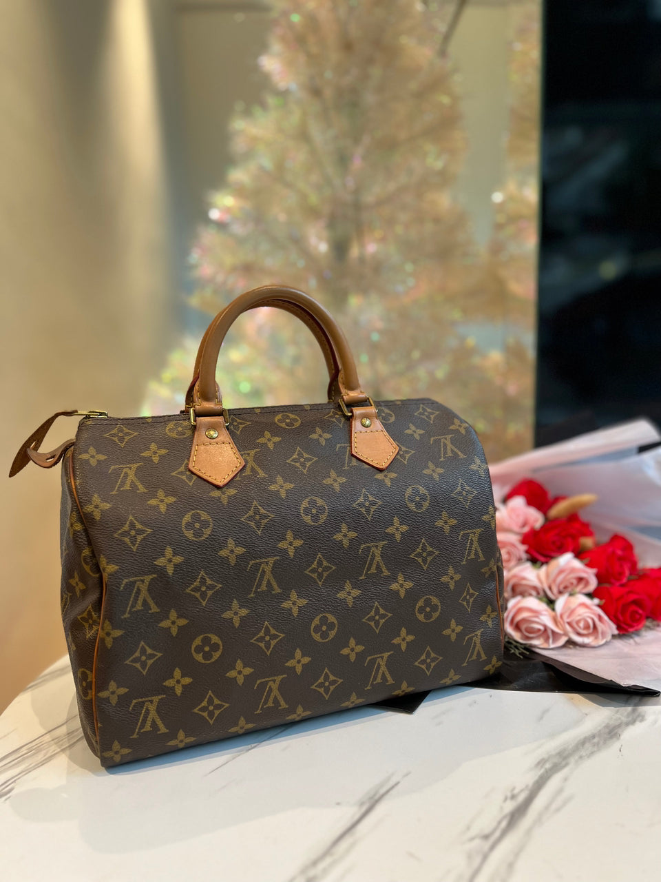 Louis Vuitton Monogram Speedy 30 Boston Hand Bag - Reeluxs 