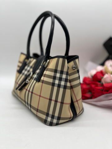 BURBERRY Nova check handbag - Reeluxs 